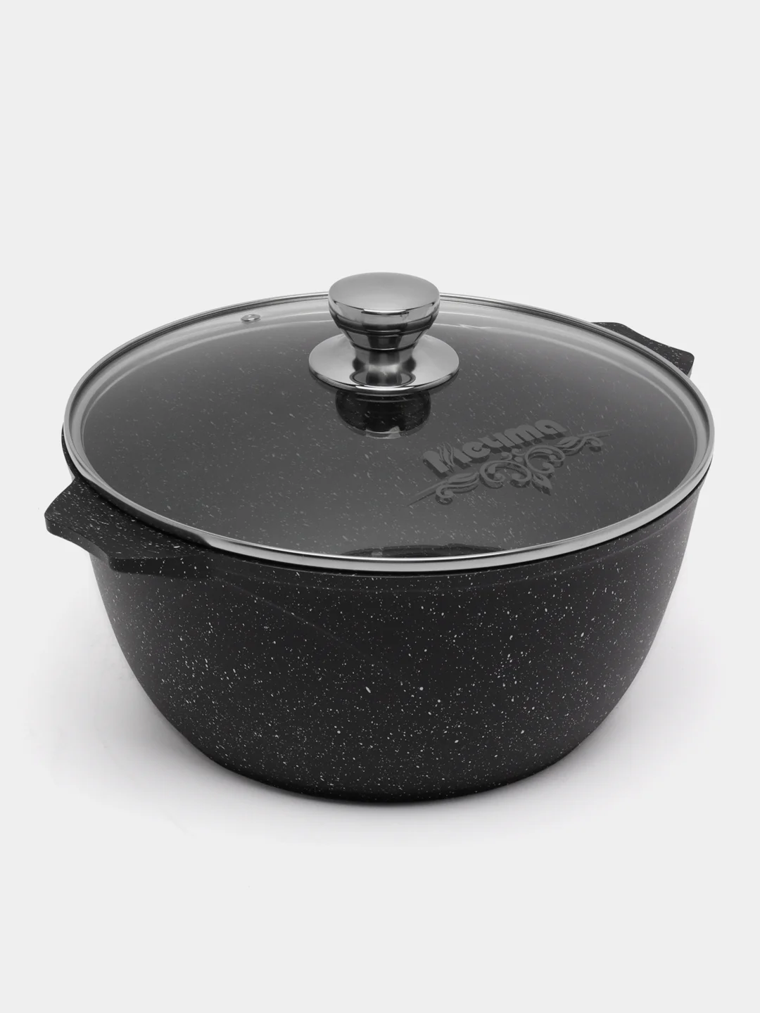 Кастрюля 1-10 л, Мечта, инновационное покрытие Granit black, толстостенная, казан
