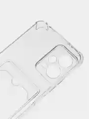 Прозрачный чехол для Xiaomi POCO X5 5G (Сяоми Поко Х5 5 Джи), с карманом для карт