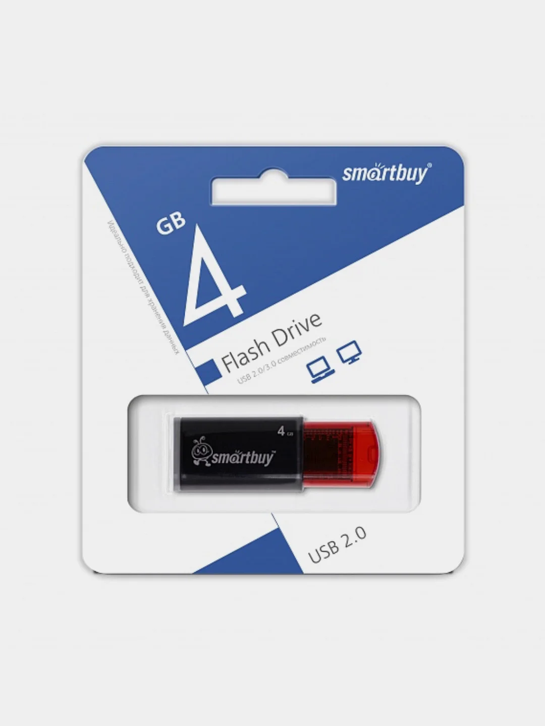 Флешка SmartBuy Click series, USB 2.0, 4-32 GB