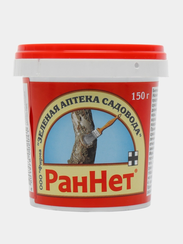 Раннет паста, 150 г, для заживления ран при обрезке деревьев, повреждениях коры