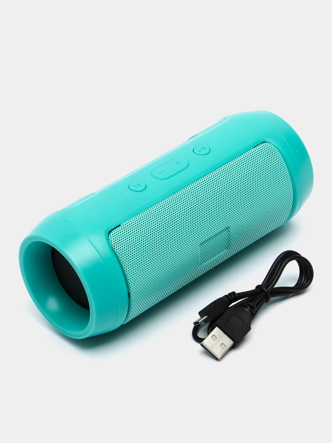 Бирюзовый портативная беспроводная блютуз колонка Charge mini 2+ c блютуз, FM радио, SD-card