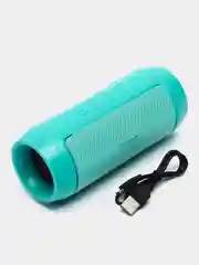Бирюзовый портативная беспроводная блютуз колонка Charge mini 2+ c блютуз, FM радио, SD-card