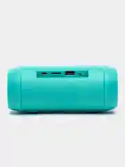 Бирюзовый портативная беспроводная блютуз колонка Charge mini 2+ c блютуз, FM радио, SD-card