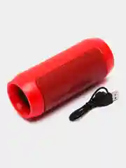 Красный портативная беспроводная блютуз колонка Charge mini 2+ c блютуз, FM радио, SD-card