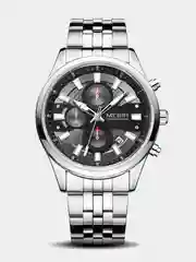 Бронзовый мужские наручные часы Megir MS2154G, с хронографом, в подарочной упаковке