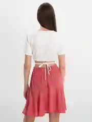 Розовый костюм летний, двойка