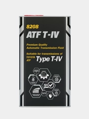 Трансмисионное масло MANNOL Automatic Special  ATF T IV   4л, МЕТАЛЛ, 8208-4