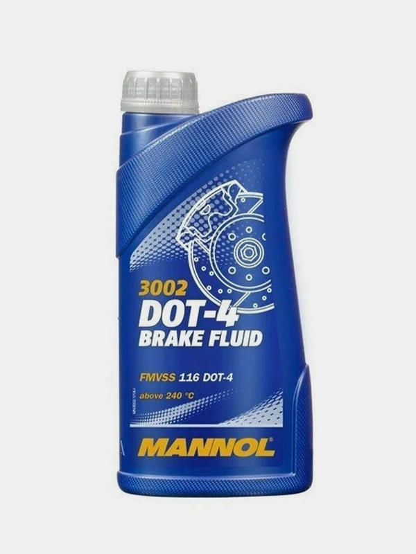 Тормозная жидкость MANNOL Brake Fluid  "DOT-4" Syntetic 0,910 гр