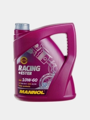 Моторное масло MANNOL Racing+ Ester 10W60 API SN/CH-4 Синтетическое, 4л, 7902-4