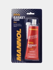 Красный силиконовый герметик MANNOL Gasket Maker Red 85гр., Высокотемпературный 300°C.