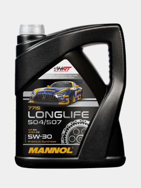 Моторное масло MANNOL О.Е.М.Long Life 504/507 SAE 5W-30 API SN ACEA C3, 5л, Синтетическое, 7715-5