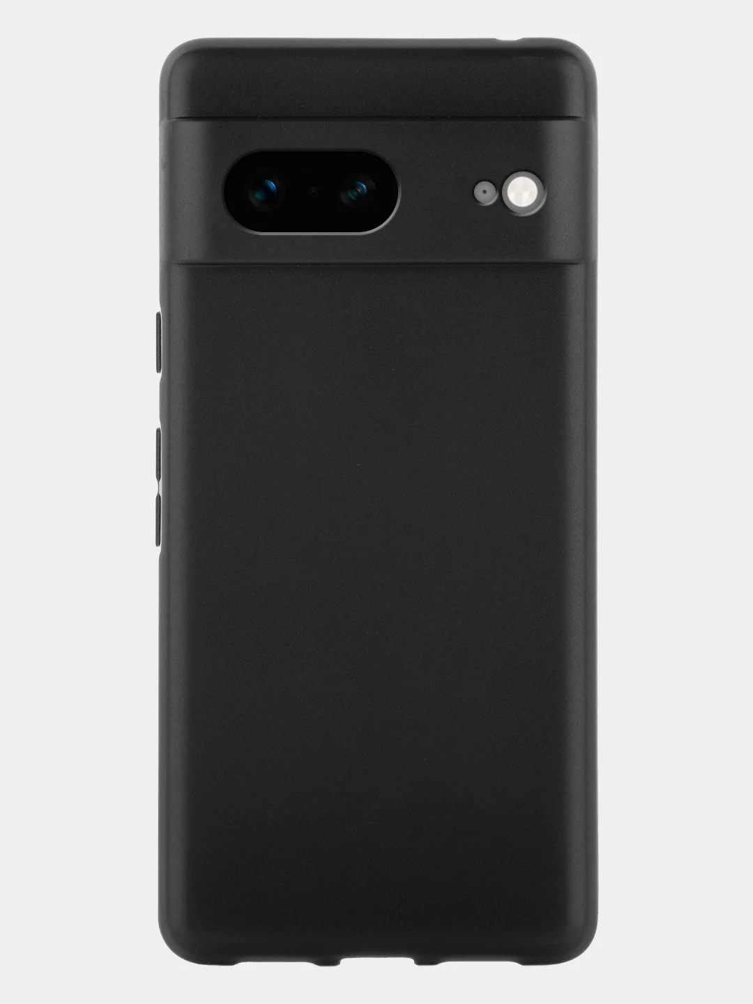 Синий чехол для Google Pixel 7 силиконовый BROSCORP матовый, тонкий, бортик-защита вокруг камер