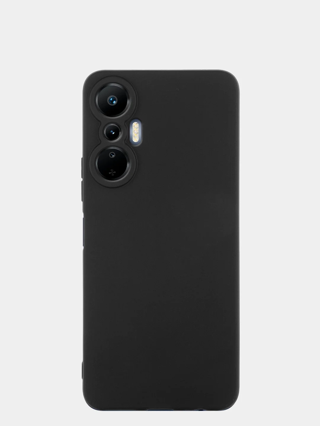 Черный противоударный чехол BROSCORP для Infinix Hot 20S силиконовый с усиленными углами