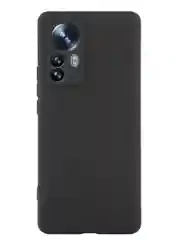 Черный чехол для Xiaomi 12 Pro / 12S Pro силиконовый BROSCORP тонкий матовый, покрытие soft-touch