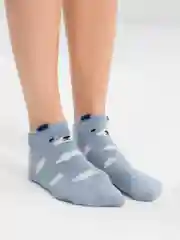 Серый женские носки из хлопка