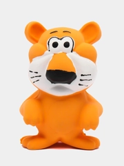 Игрушка, Lilli Pet, веселый тигр с пищалкой, для собак, 11,5 см