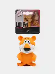 Игрушка, Lilli Pet, веселый тигр с пищалкой, для собак, 11,5 см
