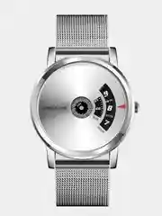 Серебряный мужские наручные часы KINGNUOS K-1260, в подарочной упаковке