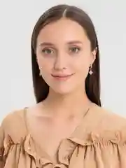 Белый серьги четырехлистник