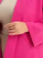 Розовый пиджак женский, большие размеры