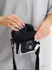 Черный сумка на Новый год через плечо