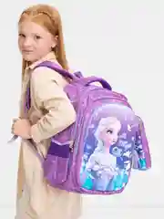 Фиолетовый школьный рюкзак, с пеналом для девочек