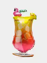 Коралловый воздушный шар в форме бутылки, бокала "Вечеринка" 21 вид