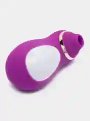 Вакуумный стимулятор Baby Mole, пингвин, фиолетовый, 7 режимов