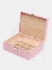 Розовый шкатулка для украшений