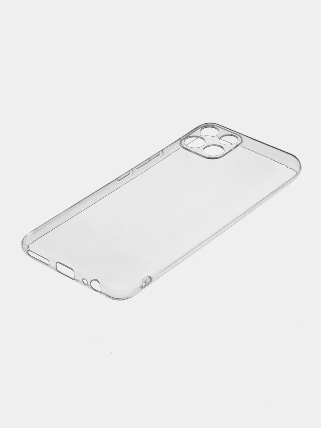 Прозрачный силиконовый чехол "КАРТОФАН" для Infinix Smart 6 HD, с защитой камер