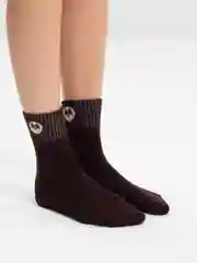 Зеленый носки женские, плотные