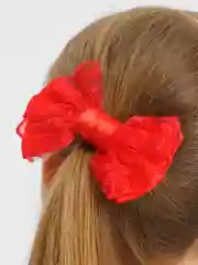 Красный бант для волос, на зажиме, школьные банты