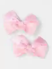 Розовый бантики на резинке, школьные банты