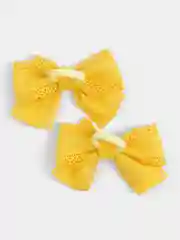 Желтый бантики на резинке / Школьные банты
