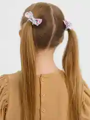 Разноцветный бантики на резинке