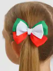 Зеленый бантики на резинке