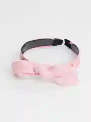Розовый ободок женский