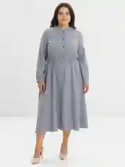 Черный платье большого размера