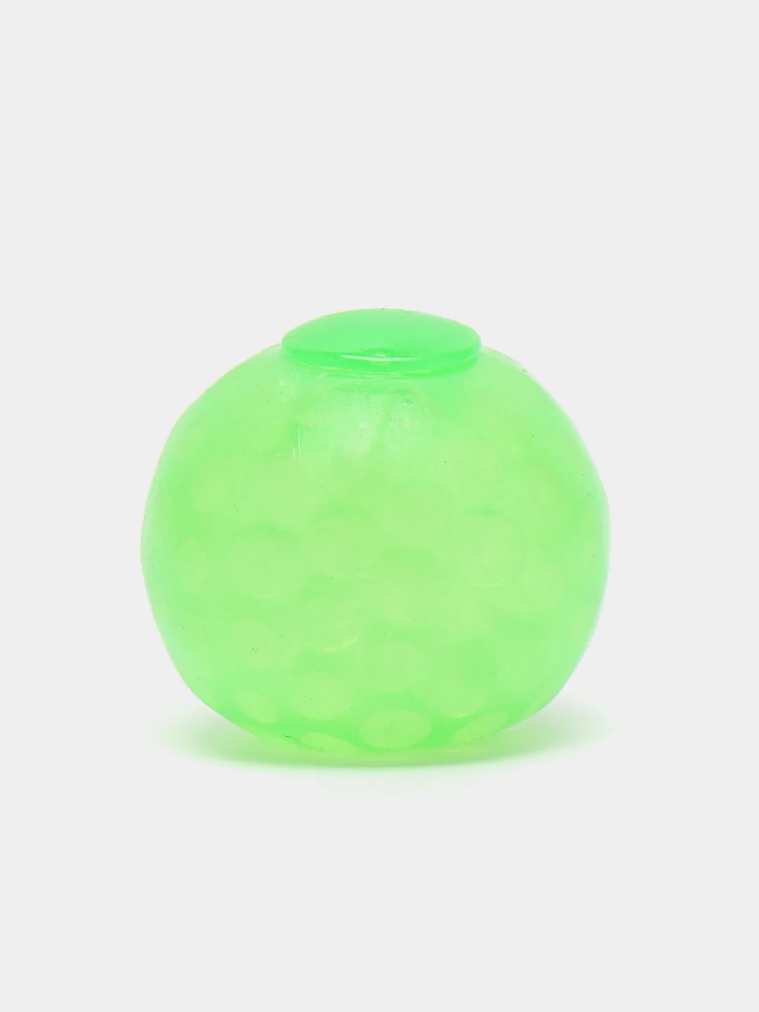 Зеленый светящийся шарик-сквиш Globbles, 4,5 см