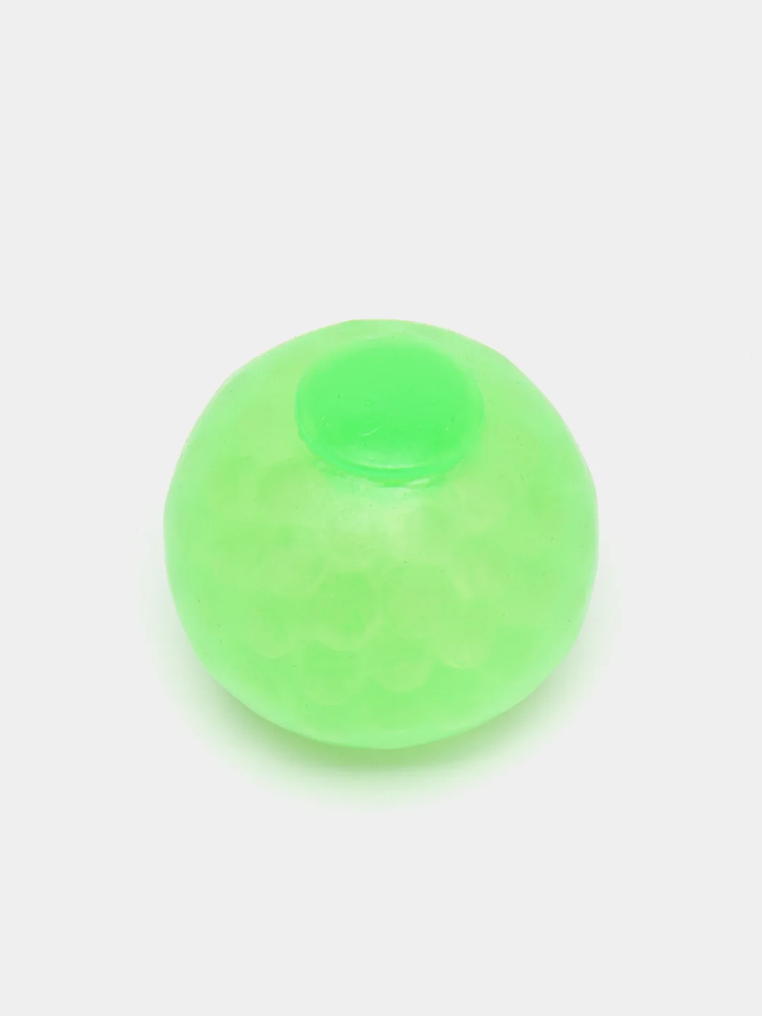 Зеленый светящийся шарик-сквиш Globbles, 4,5 см
