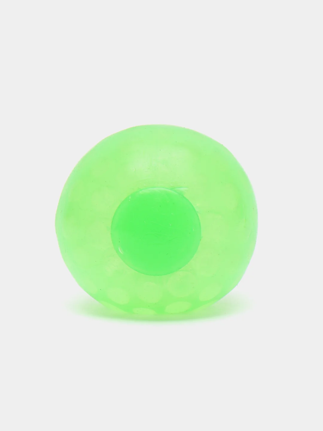 Зеленый светящийся шарик-сквиш Globbles, 4,5 см