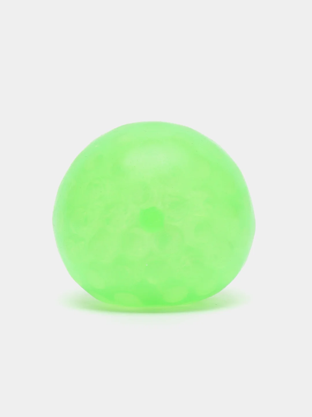 Зеленый светящийся шарик-сквиш Globbles, 4,5 см