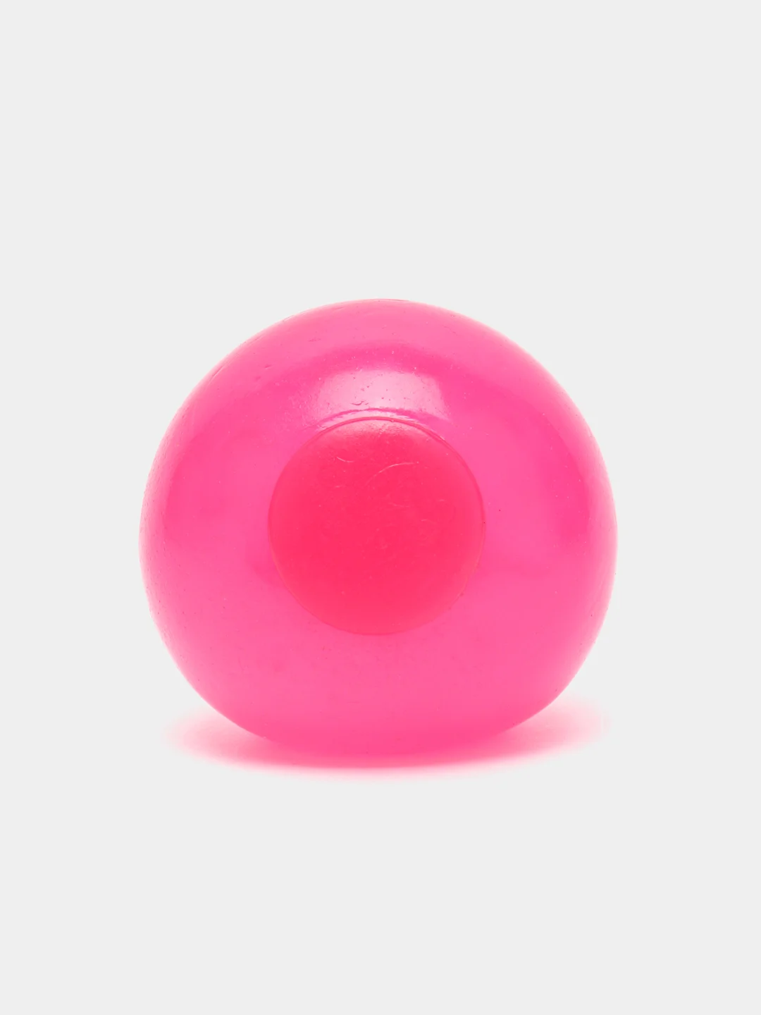 Розовый светящийся шарик-сквиш Globbles, 4,5 см