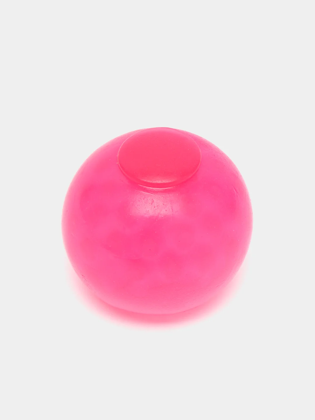 Розовый светящийся шарик-сквиш Globbles, 4,5 см
