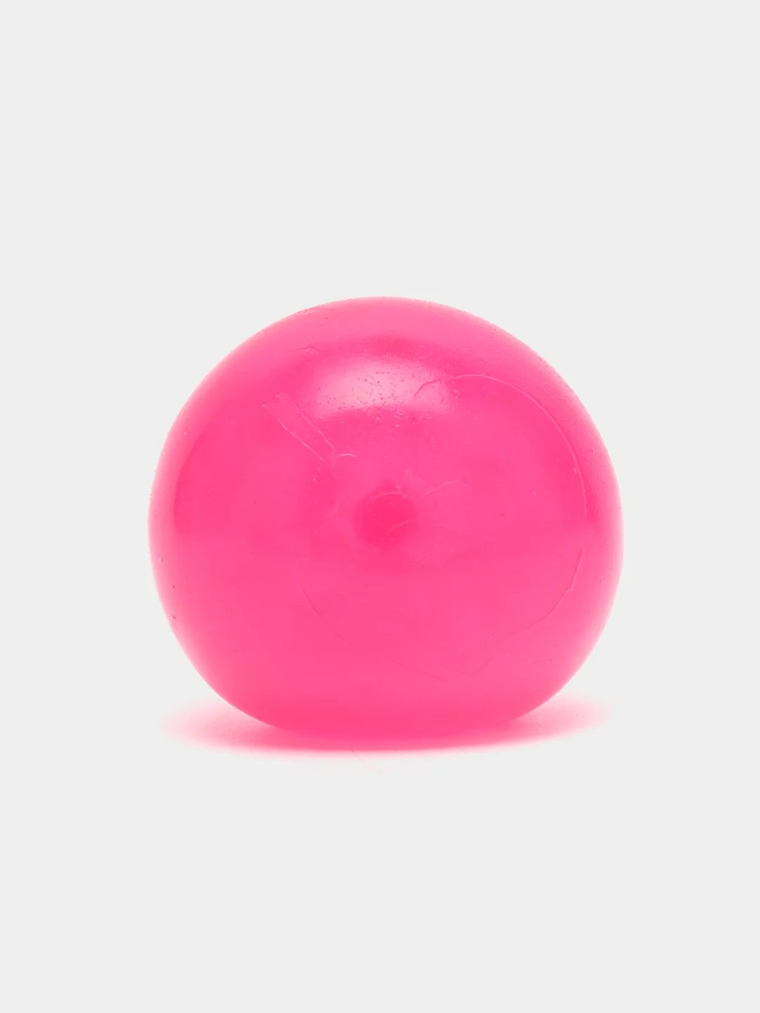 Розовый светящийся шарик-сквиш Globbles, 4,5 см
