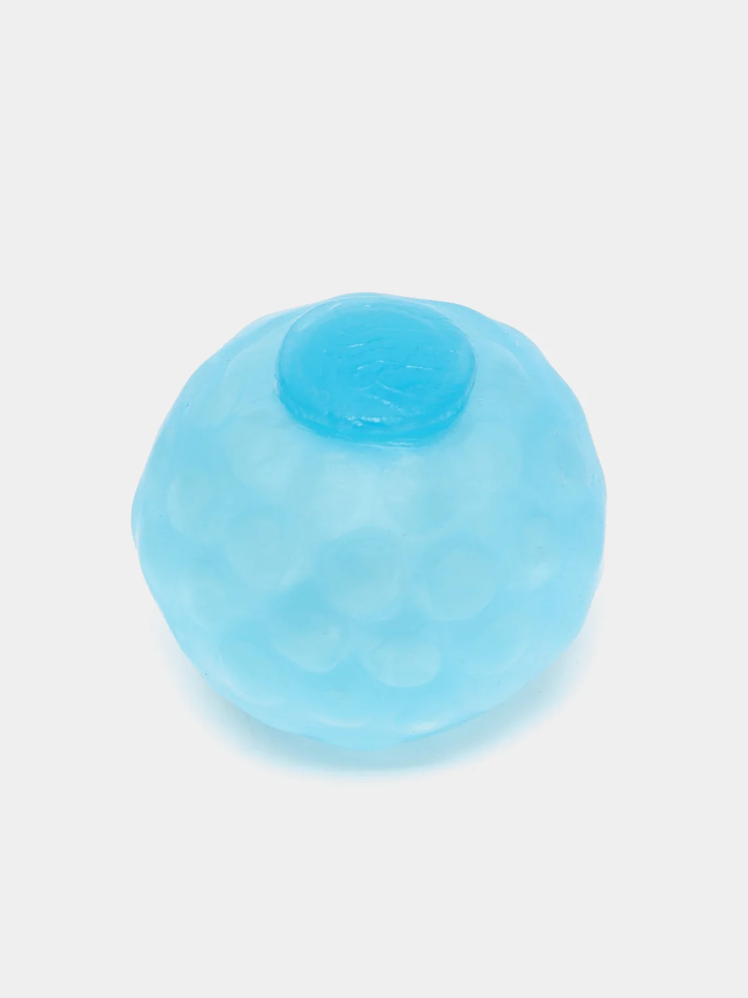 Розовый светящийся шарик-сквиш Globbles, 4,5 см