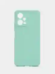 Бирюзовый чехол для Xiaomi Redmi Note 12 5G  / Poco X5 5G (Сяоми Нот 12 5 Джи / Поко Х5), прозрачный