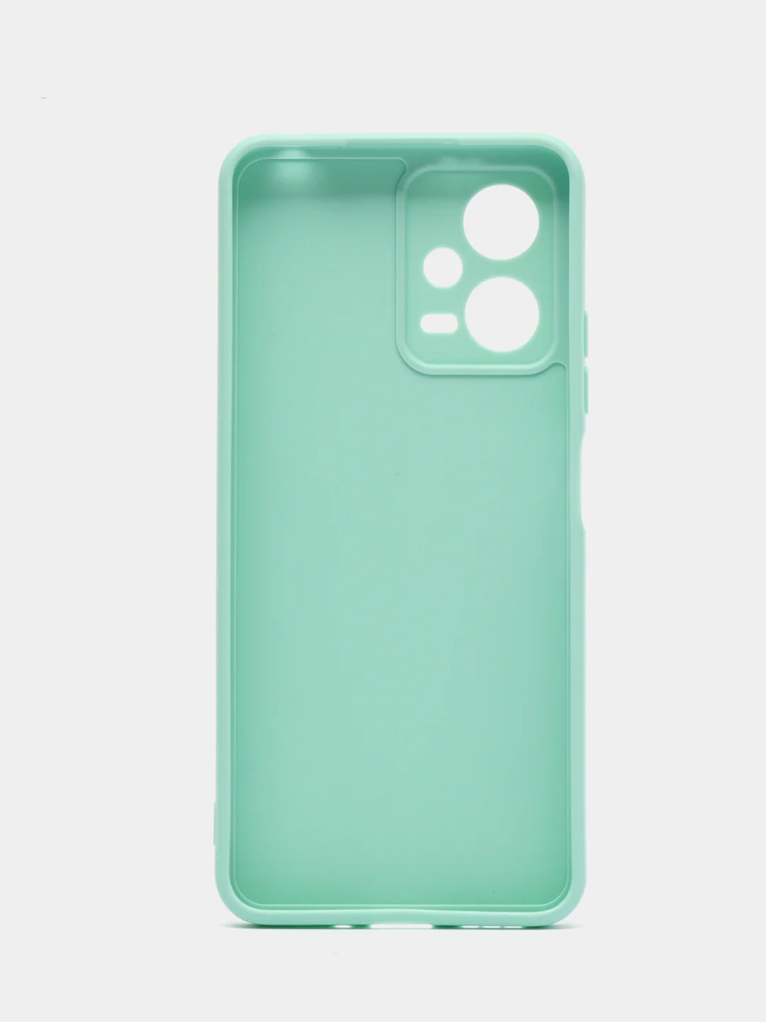 Бирюзовый чехол для Xiaomi Redmi Note 12 5G  / Poco X5 5G (Сяоми Нот 12 5 Джи / Поко Х5), прозрачный