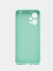 Бирюзовый чехол для Xiaomi Redmi Note 12 5G  / Poco X5 5G (Сяоми Нот 12 5 Джи / Поко Х5), прозрачный