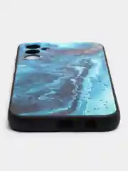 Тёмно-бирюзовый силиконовый чехол для Samsung Galaxy A14, с принтом, с рисунком, Самсунг Галаси А14